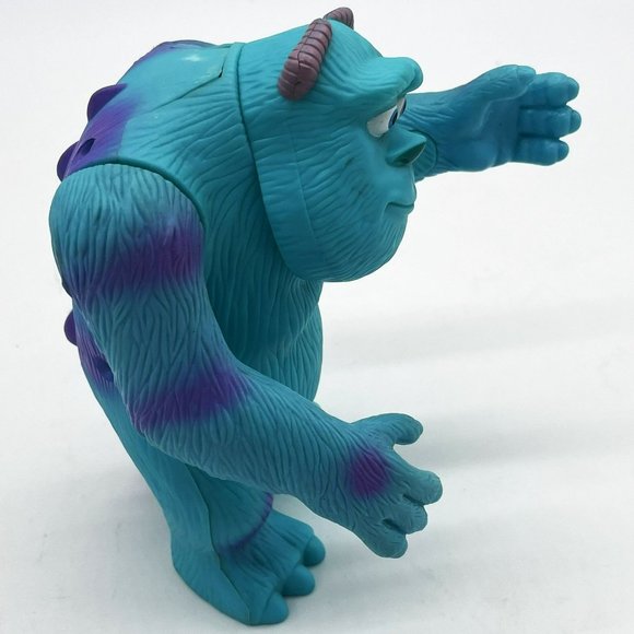 Vtg 2001 Monsters Inc Blue 6" Sully Plastic Action Figure Disney Pixar McDonalds - Picture 2 of 6